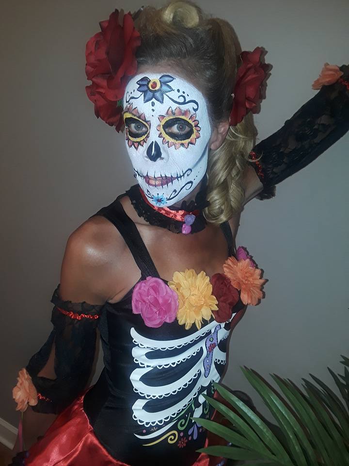 Dia de Los Muertos Sugar Skull Mask 