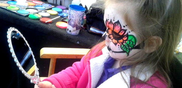 Sugar Skull MaskHoney Bunch  Face Painting in Brooksville FL