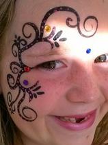 face painting swirls St Petersburg FL