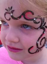 Best face painting swirls St Petersburg FL