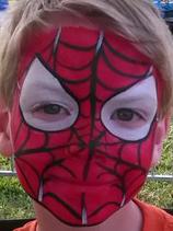 Face Painting Spiderman in Treasure Island, FL