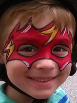Face Painting Flash Gordon in Safety Harbo, FL