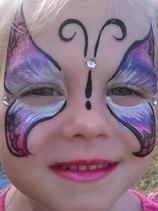 Face Painting Butterfly in Treasure Island, FL