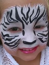 Face Painting Zebra in PInellas Park, FL