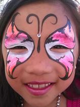 Face Painting Butterfly in Treasure Island, FL