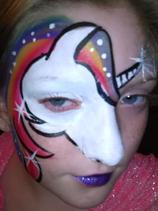 Face Painting of a Unicorn in Safety Harbor, FL
