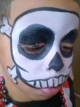Best Face Painting of a skull in Tampa, FL 
