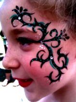 Best face painting swirls St Petersburg FL