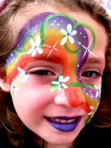 Best Face Painters Sarasota face painting flowers & rainbows Safety Harbor FL